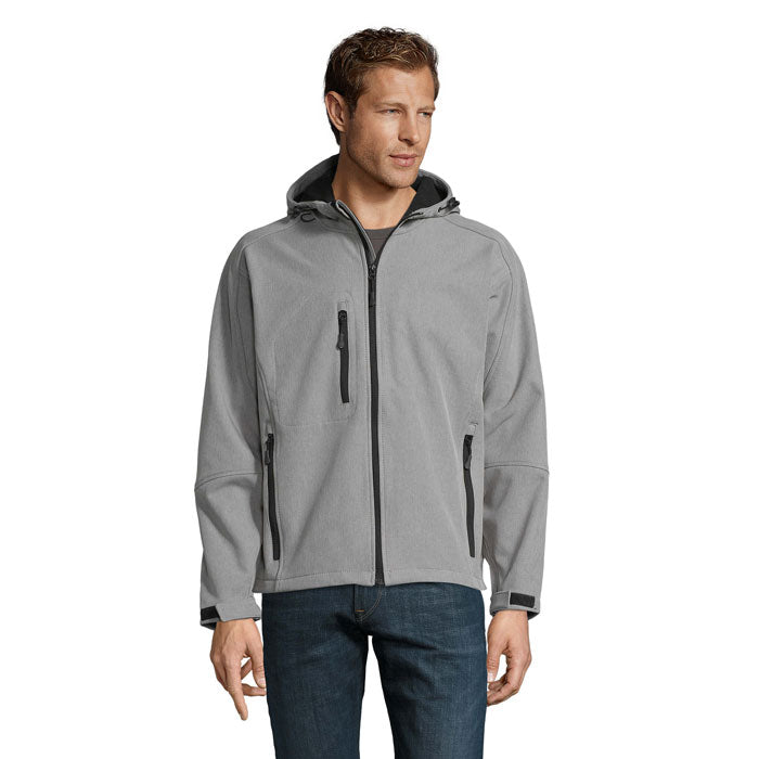 REPLAY MEN - REPLAY MEN HOODED SOFTSHELL