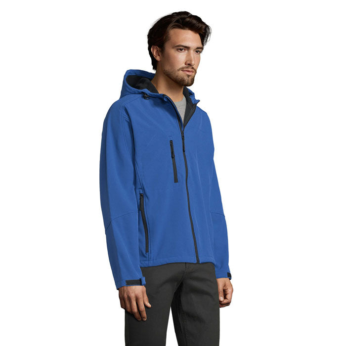 REPLAY MEN - REPLAY MEN HOODED SOFTSHELL