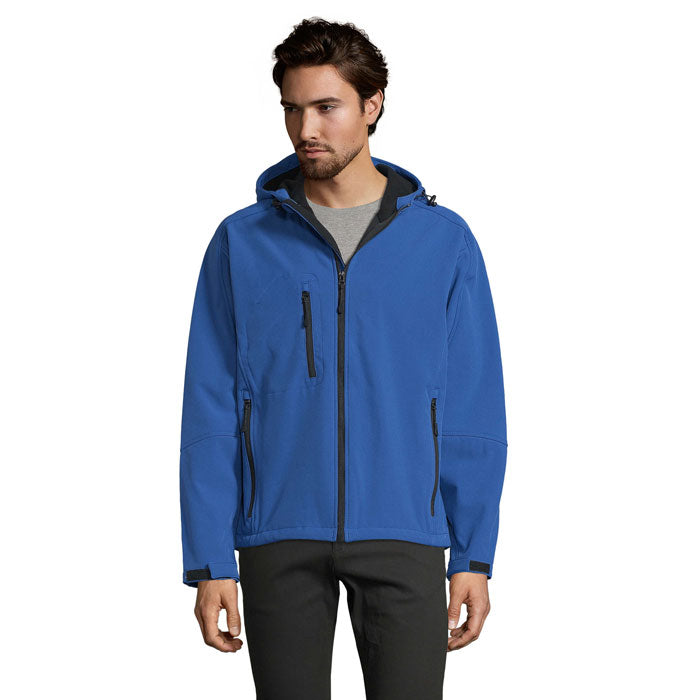REPLAY MEN - REPLAY MEN HOODED SOFTSHELL