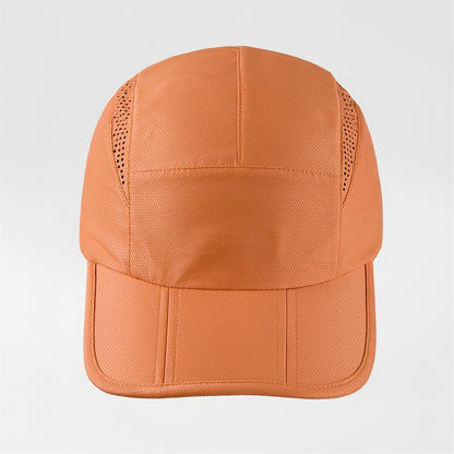 Blank Perforated Foldable Lightweight Running Cap Wholesale UPF 50+ 5067