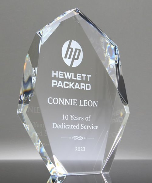 Faceted Crystal Peak Award