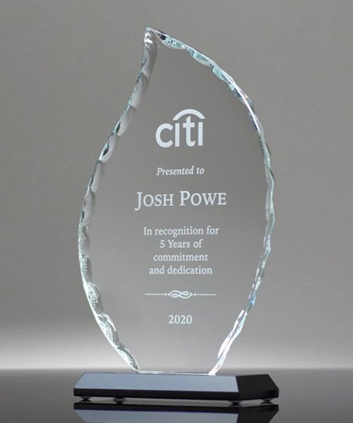 Facet Flame Glass Award