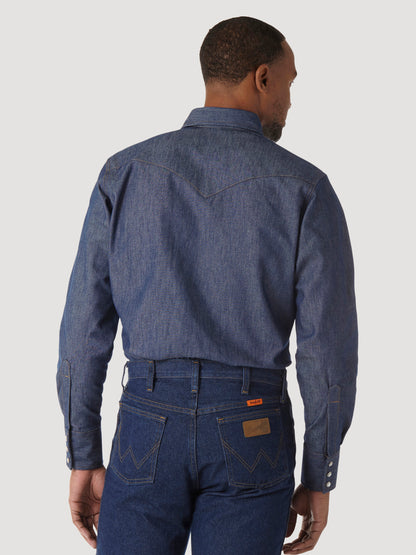 Wrangler FR12127 FR Flame Resistant Long Sleeve Twill Work Shirt
