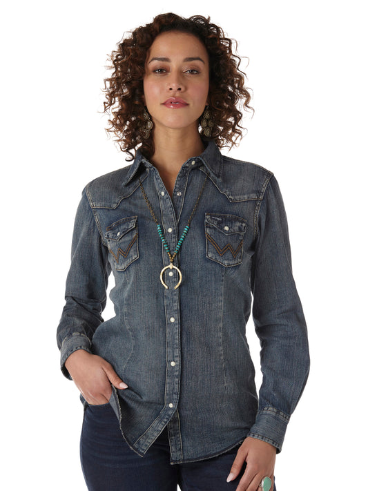 Wrangler LW3039D Western Fashion Top