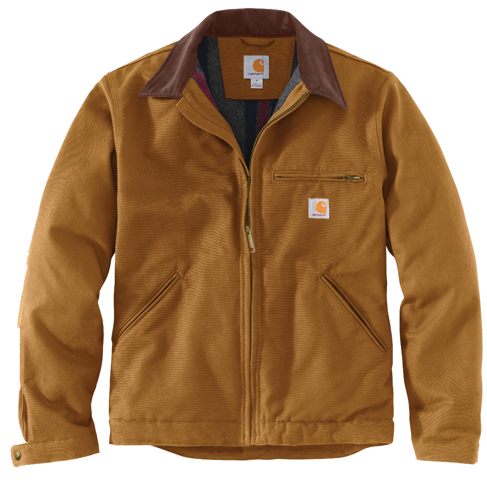 Carhartt 103828 Mens Relaxed Fit Duck Blanket-Lined Detroit Jacket