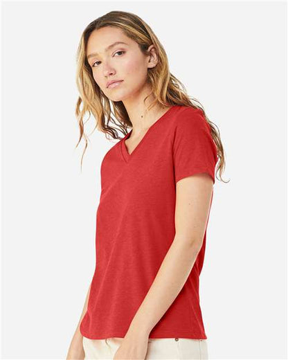 BELLA + CANVAS - 6405CVC - Women's Relaxed Heather CVC V-Neck Tee