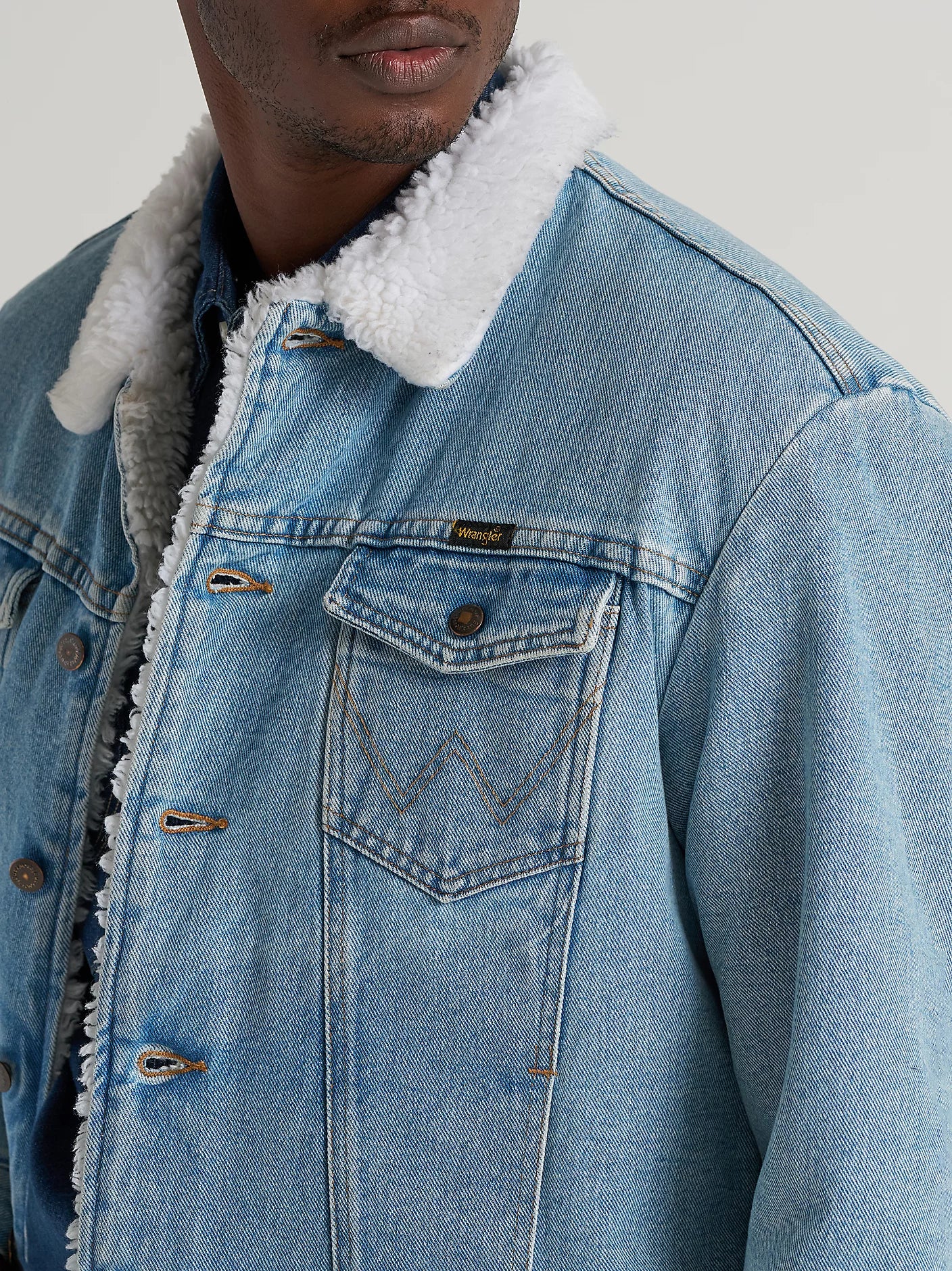 Wrangler - Sherpa Lined Denim Jacket