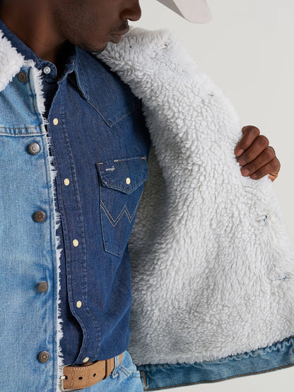 Wrangler - Sherpa Lined Denim Jacket