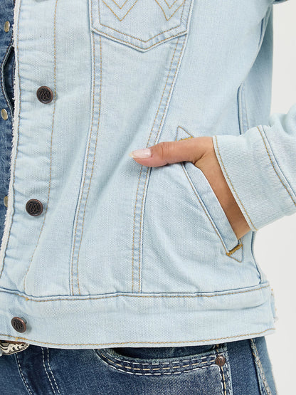 Wrangler - Women's Sherpa Lined Denim Jacket