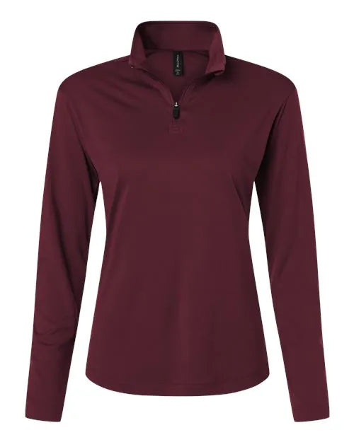 AllPro - Women's Pro-Lock Performance Quarter-Zip Pullover