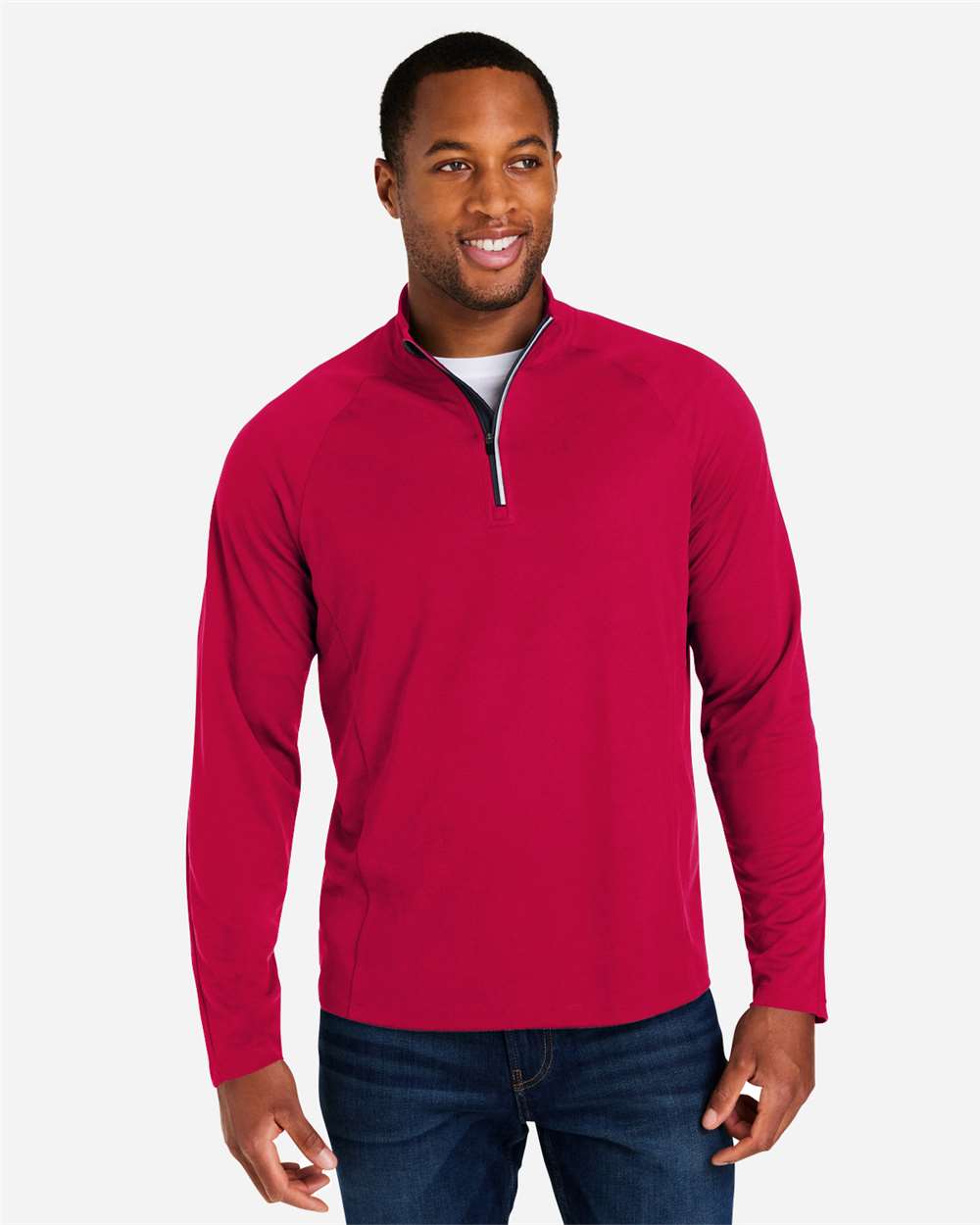 CORE365 CE418 — Classic Red/ Carbon