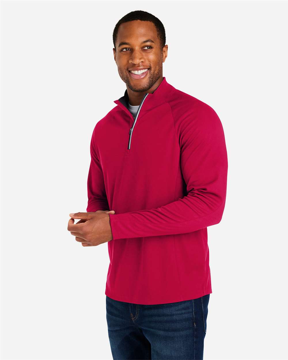 CORE365 CE418 — Classic Red/ Carbon (3)