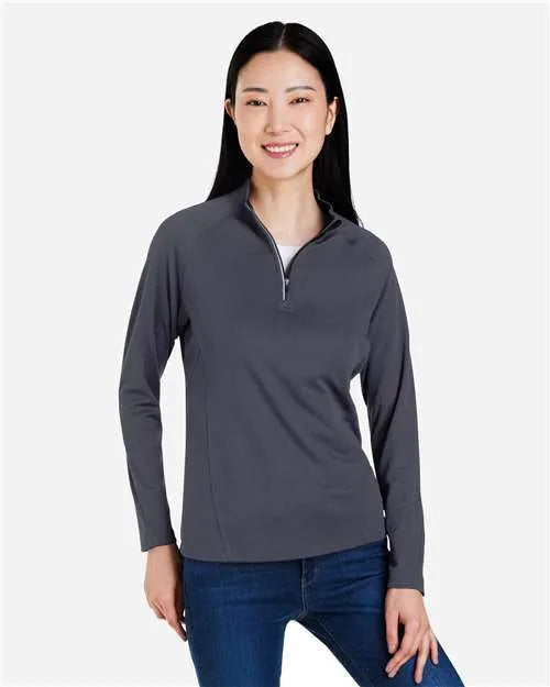 CORE365 - Women's Origin Performance Pique Quarter-Zip Pullover