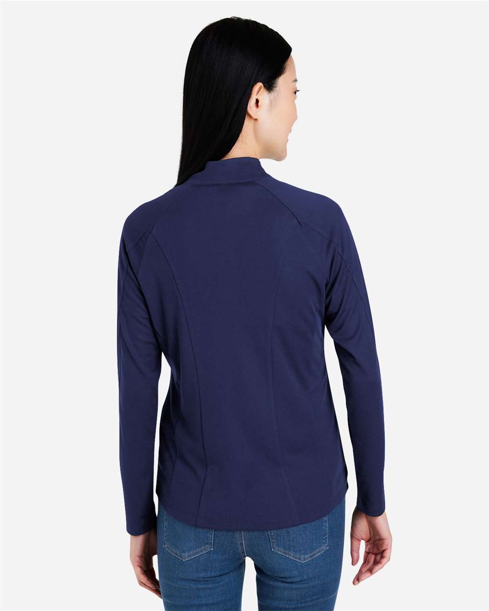 CORE365 CE418W — Classic Navy Heather/ Carbon (2)