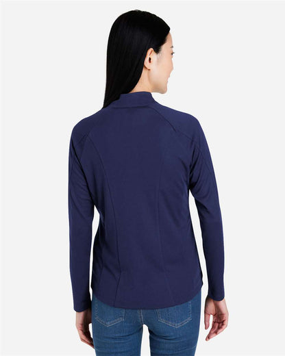 CORE365 CE418W — Classic Navy Heather/ Carbon (2)