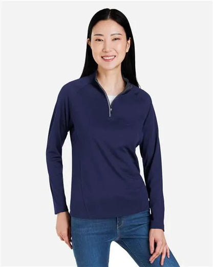 CORE365 - Women's Origin Performance Pique Quarter-Zip Pullover