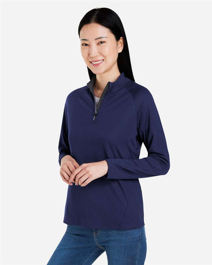 CORE365 CE418W — Classic Navy Heather/ Carbon (3)