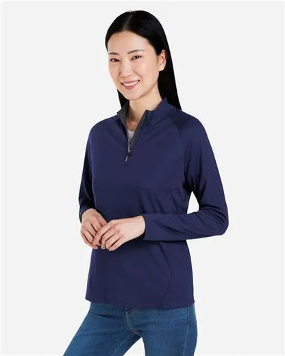 CORE365 - Women's Origin Performance Pique Quarter-Zip Pullover