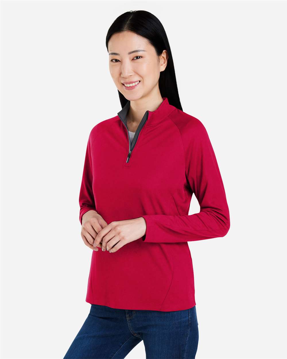 CORE365 CE418W — Classic Red/ Carbon (3)