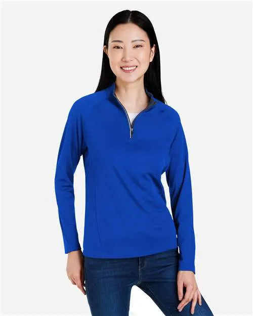 CORE365 - Women's Origin Performance Pique Quarter-Zip Pullover