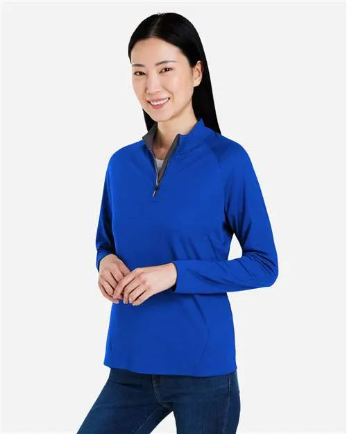 CORE365 - Women's Origin Performance Pique Quarter-Zip Pullover