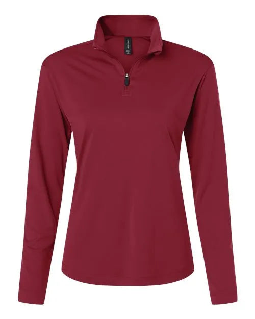 AllPro - Women's Pro-Lock Performance Quarter-Zip Pullover