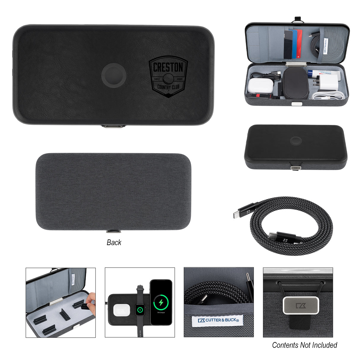 #25672 Cutter & Buck® 3-in-1 Charging Tech Case