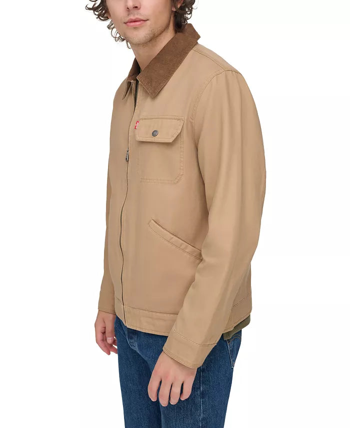 Levi's - Cotton Canvas Corduroy Collar Depot Jacket