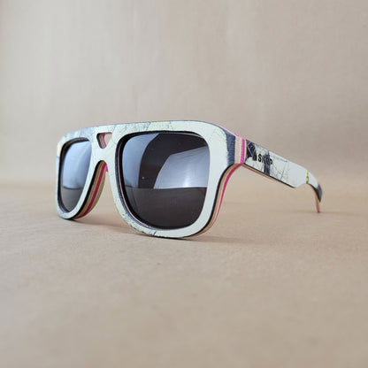 SKRP - Recycled Skateboard Sunglasses - Aviator Style