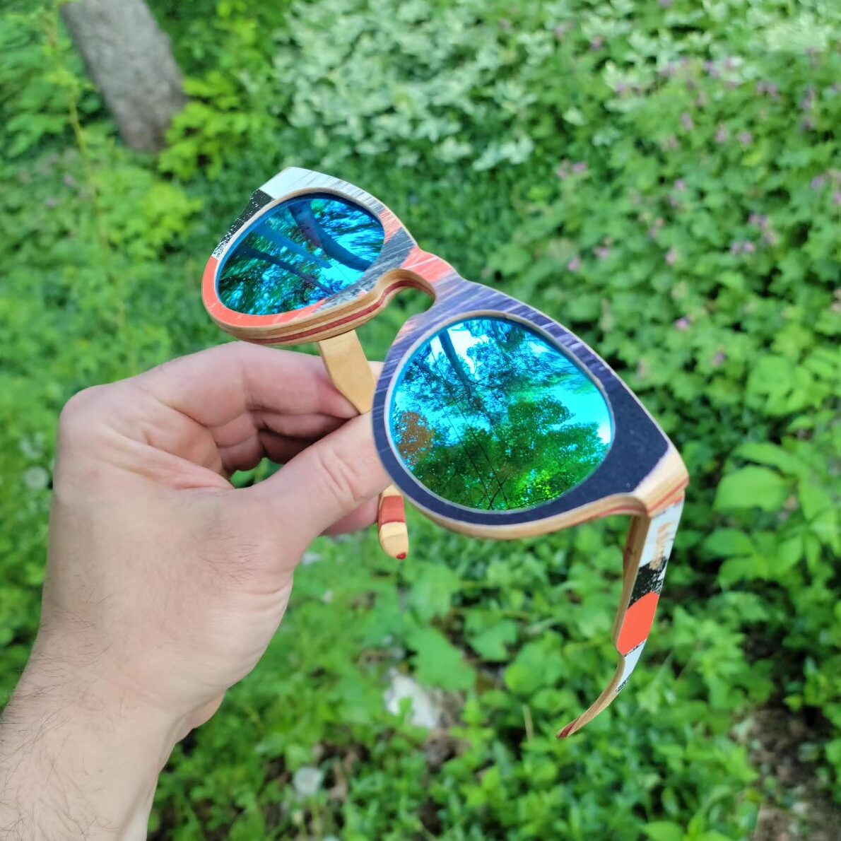 SKRP - Recycled Skateboard Sunglasses - Cat Eye Style