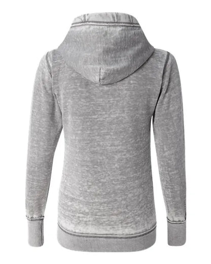 J. America - Women's Zen Fleece Full-Zip Hooded Sweatshirt