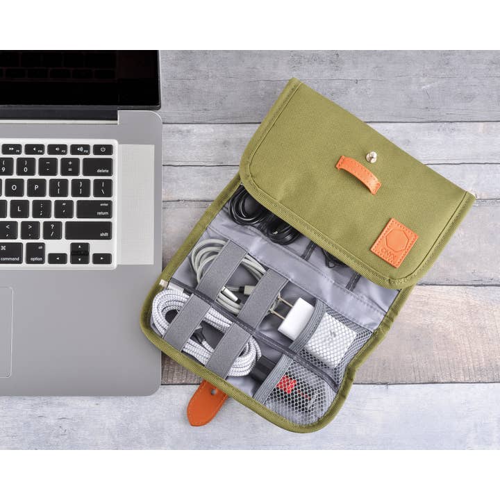 Olive Electronics Organizer Travel Bag - Travel Accessories