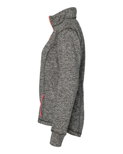 J. America 8617 — Charcoal Fleck/ Fire Coral (6)