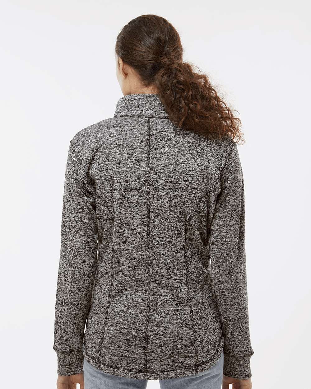 J. America 8617 — Charcoal Fleck/ Fire Coral (2)
