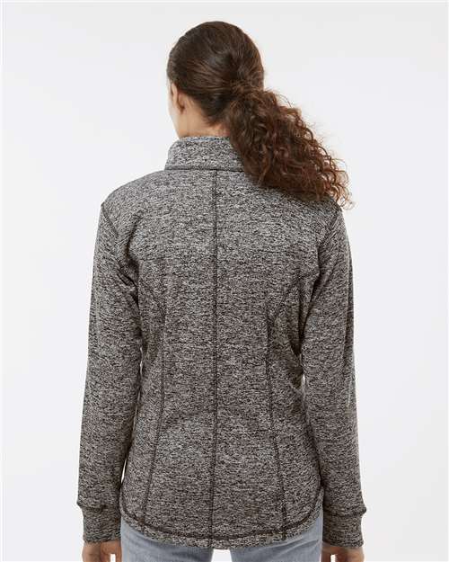 J. America - Women's Cosmic Fleece Quarter-Zip Pullover