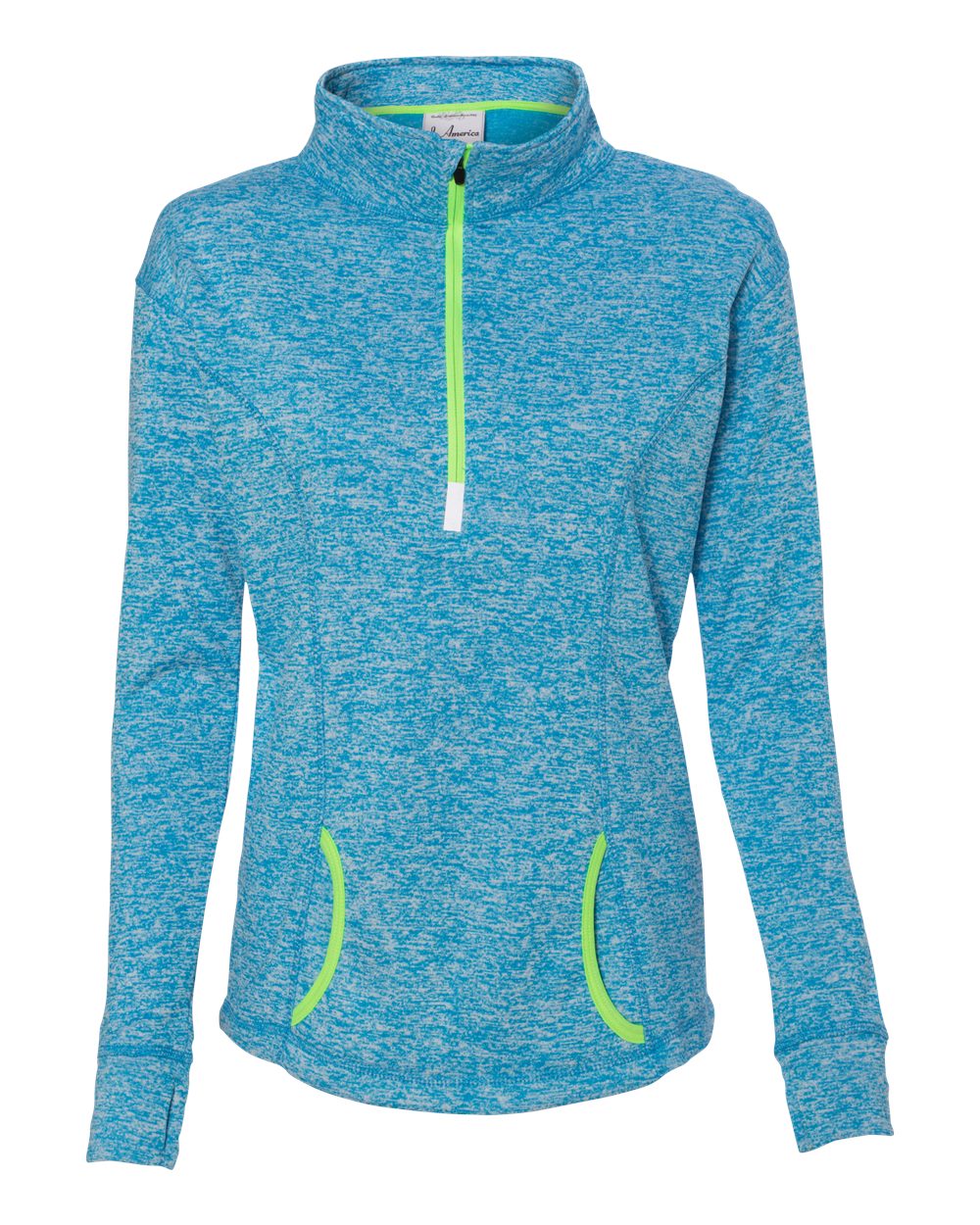 J. America 8617 — Electric Blue/ Neon Green (4)