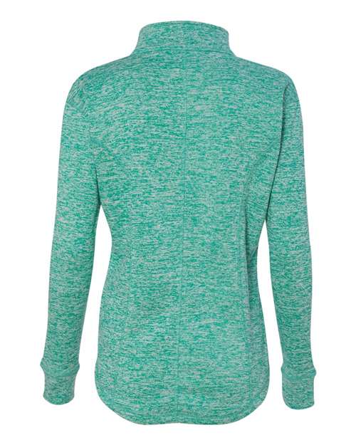 J. America - Women's Cosmic Fleece Quarter-Zip Pullover