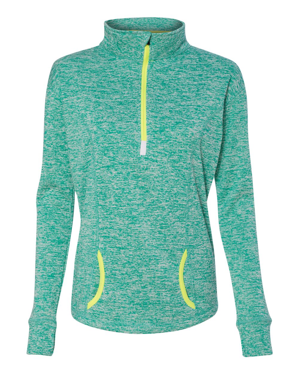 J. America 8617 — Emerald/ Neon Yellow