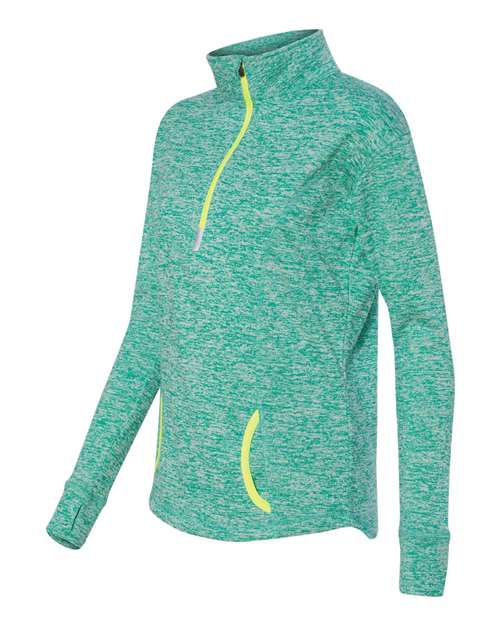 J. America - Women's Cosmic Fleece Quarter-Zip Pullover