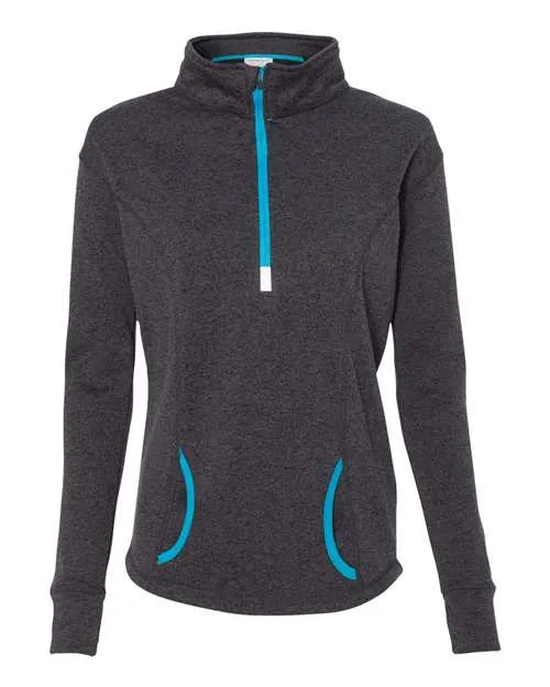 J. America - Women's Cosmic Fleece Quarter-Zip Pullover