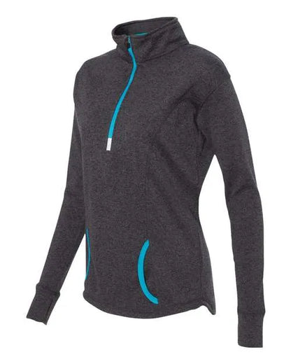 J. America - Women's Cosmic Fleece Quarter-Zip Pullover