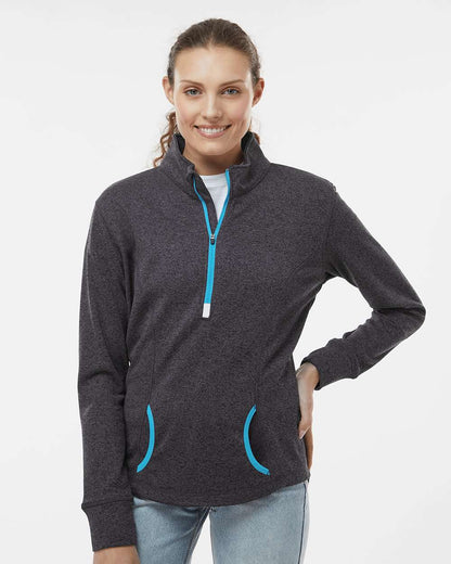J. America 8617 — Onyx Fleck/ Electric Blue