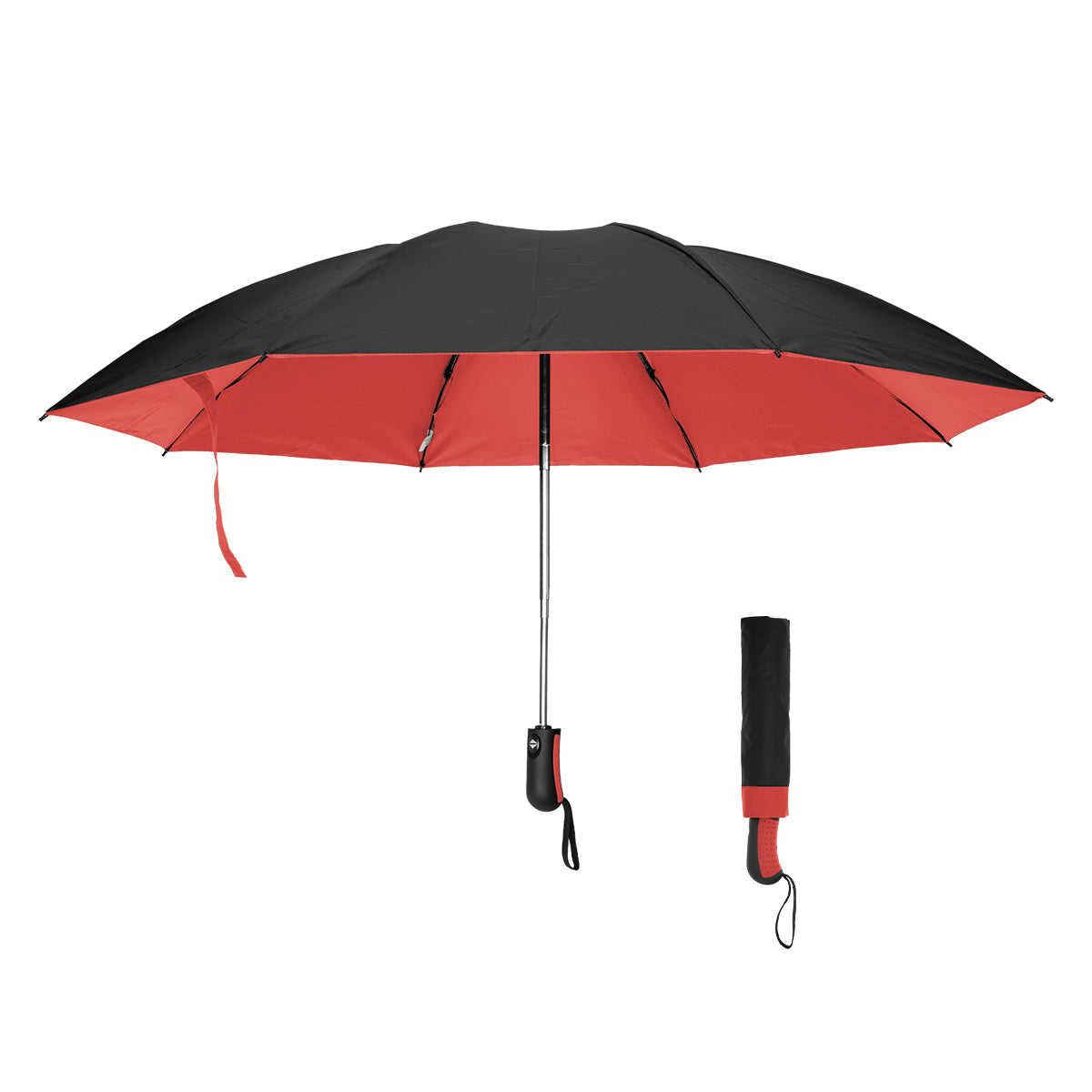 46" Arc Two-Tone Inversion Umbrella With 100% rPET Canopy