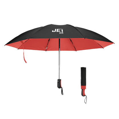 46" Arc Two-Tone Inversion Umbrella With 100% rPET Canopy