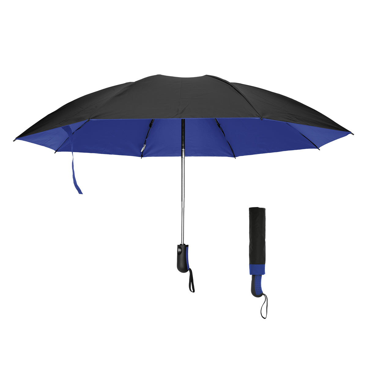 46" Arc Two-Tone Inversion Umbrella With 100% rPET Canopy