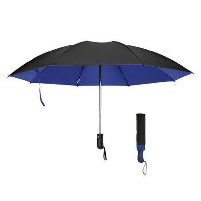46" Arc Two-Tone Inversion Umbrella With 100% rPET Canopy