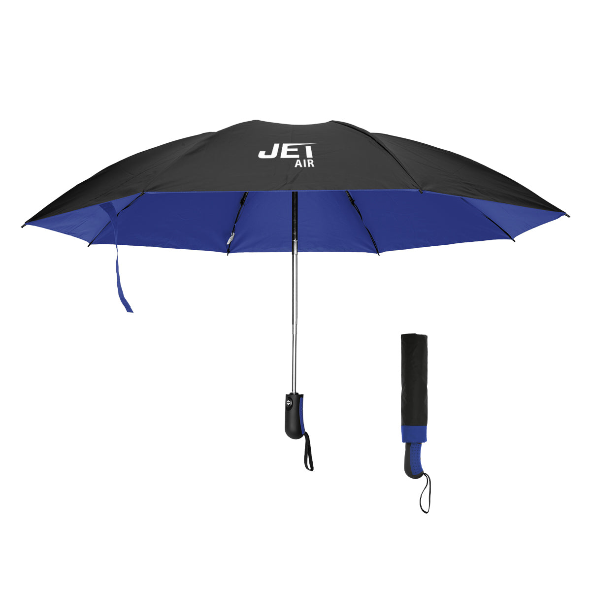46" Arc Two-Tone Inversion Umbrella With 100% rPET Canopy