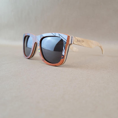 SKRP - Recycled Skateboard Sunglasses - Wayfarer Style