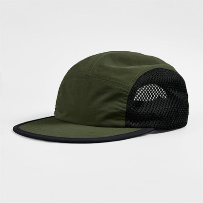 Blank Water Repellent 5 Panel Nylon Mesh Camper Hat - 5209