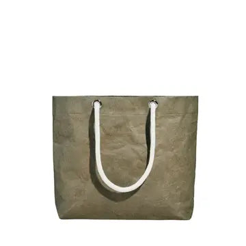 Pure Cord Shopper, Reusable Vegan Leather Tote Bag